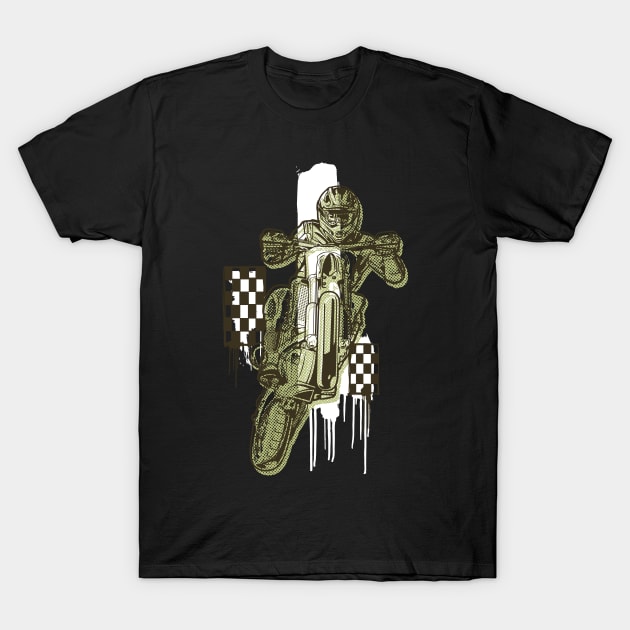 Motocross T-Shirt by viSionDesign